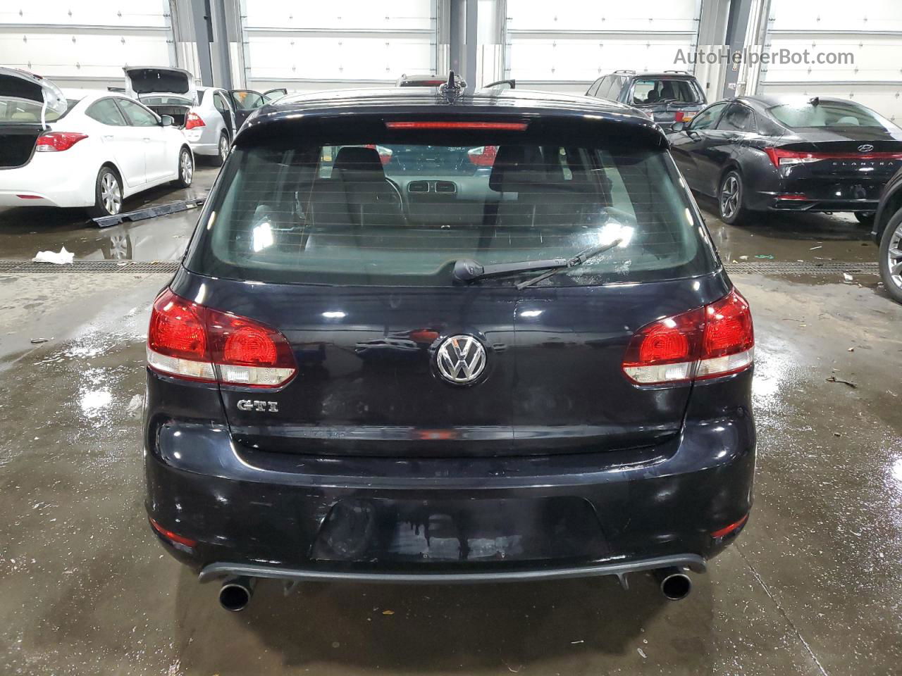 2010 Volkswagen Gti  Black vin: WVWGV7AJ9AW375416