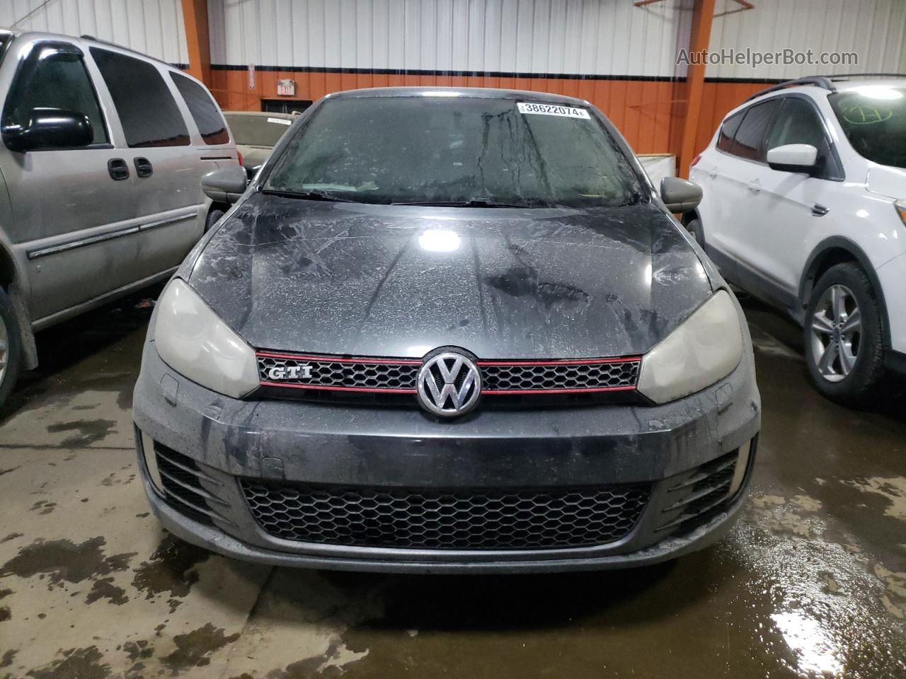 2010 Volkswagen Gti  Gray vin: WVWGV9AJ8AW254582