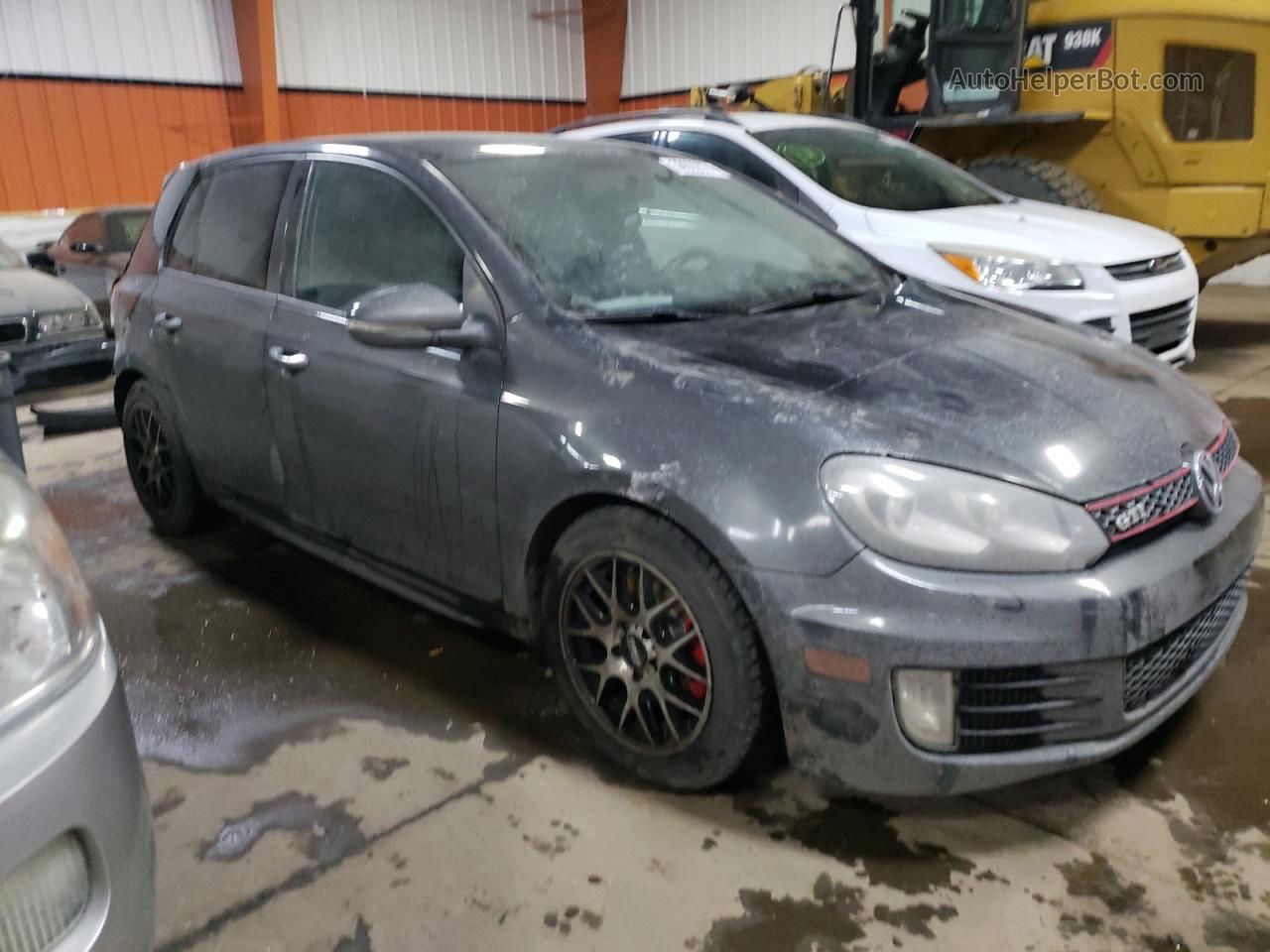 2010 Volkswagen Gti  Gray vin: WVWGV9AJ8AW254582