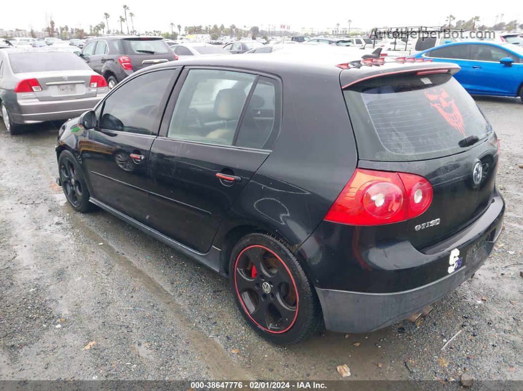 2009 Volkswagen Gti 4-door W/pzev  (a6) (discontinued) Black vin: WVWHD71K09W139801