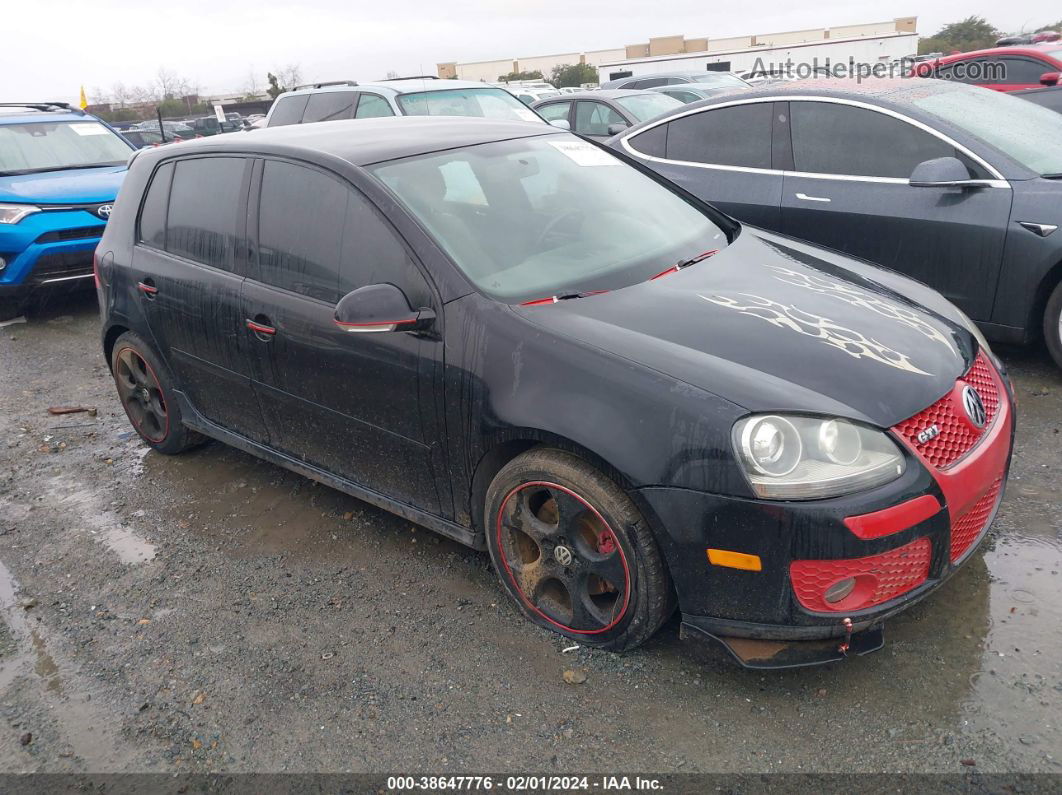 2009 Volkswagen Gti 4-door W/pzev  (a6) (discontinued) Черный vin: WVWHD71K09W139801