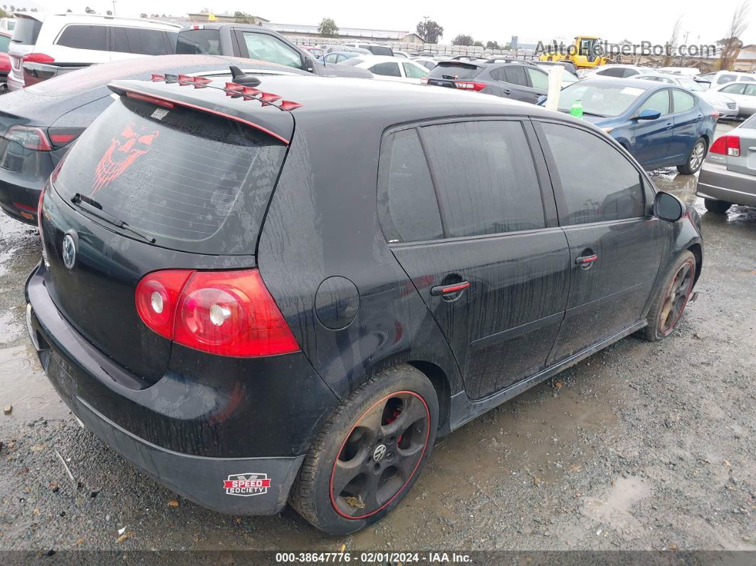 2009 Volkswagen Gti 4-door W/pzev  (a6) (discontinued) Черный vin: WVWHD71K09W139801