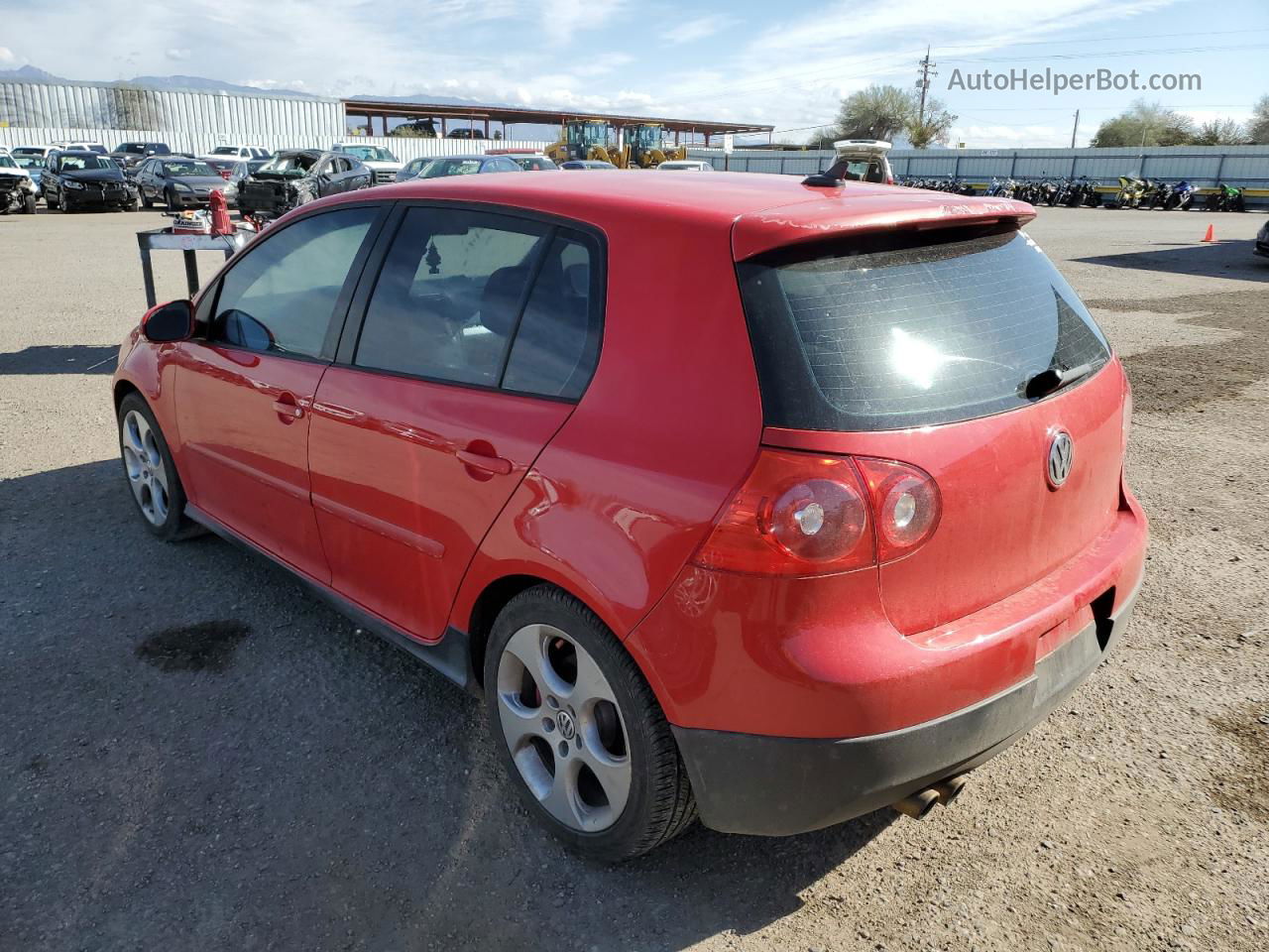 2009 Volkswagen Gti  Red vin: WVWHD71K39W006160