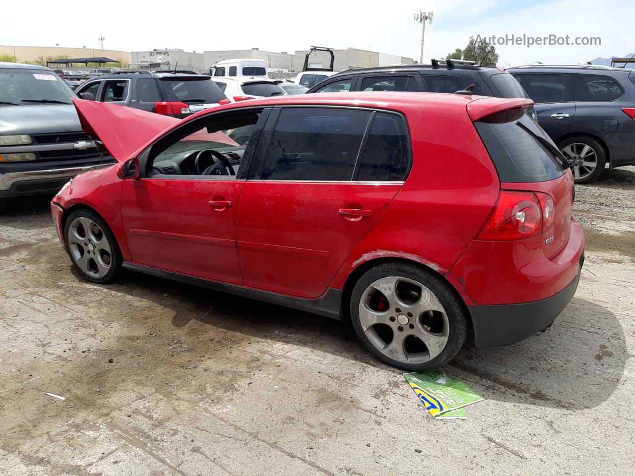 2009 Volkswagen Gti  Red vin: WVWHD71K39W141011