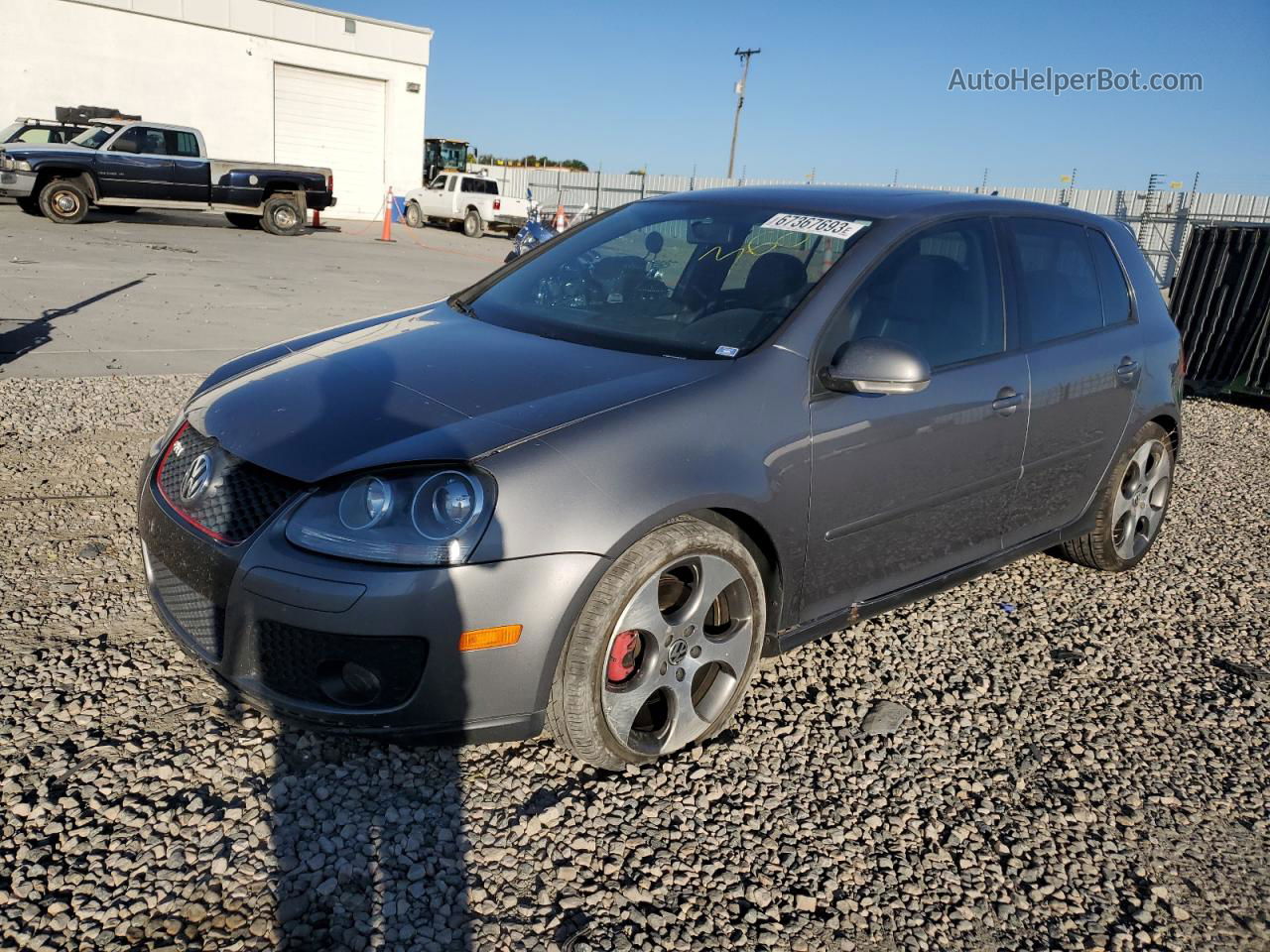 2009 Volkswagen Gti  Gray vin: WVWHD71K59W135629