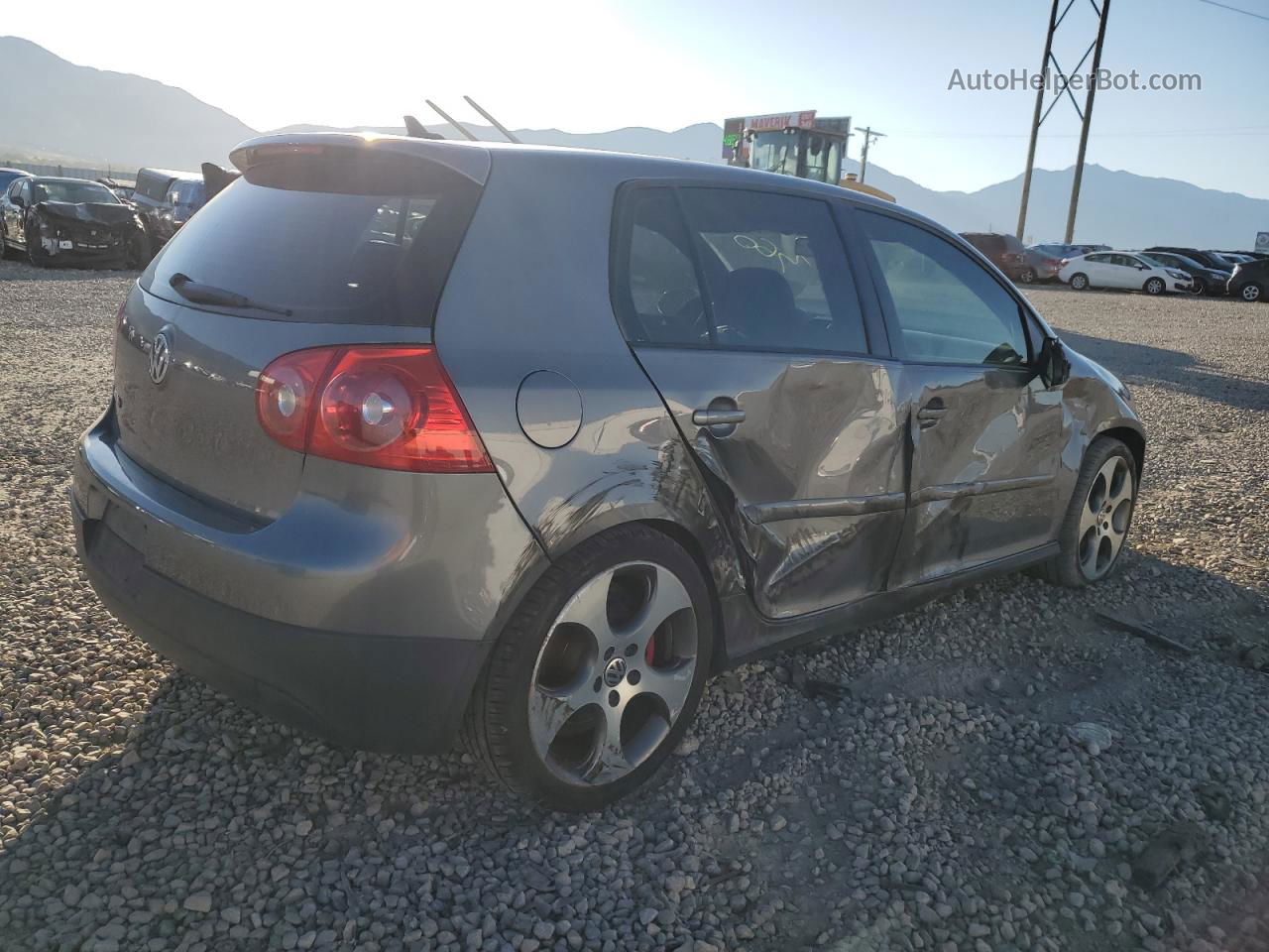 2009 Volkswagen Gti  Gray vin: WVWHD71K59W135629