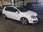 2009 Volkswagen Gti  White vin: WVWHD71K69W081001