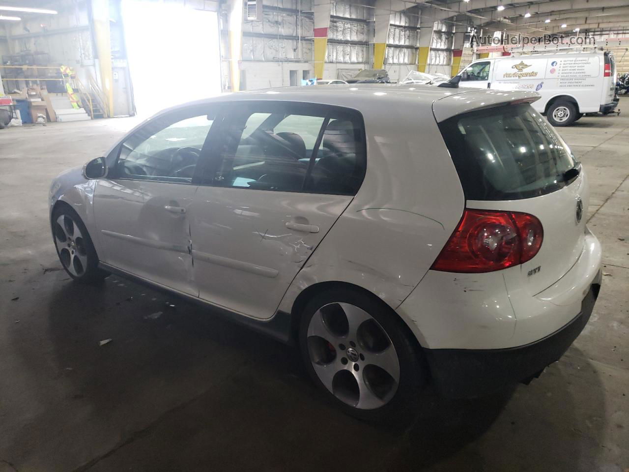 2009 Volkswagen Gti  Белый vin: WVWHD71K69W081001