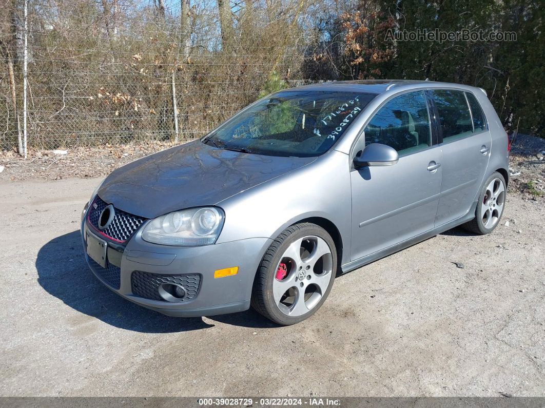 2009 Volkswagen Gti 4-door Gray vin: WVWHD71K89W134328