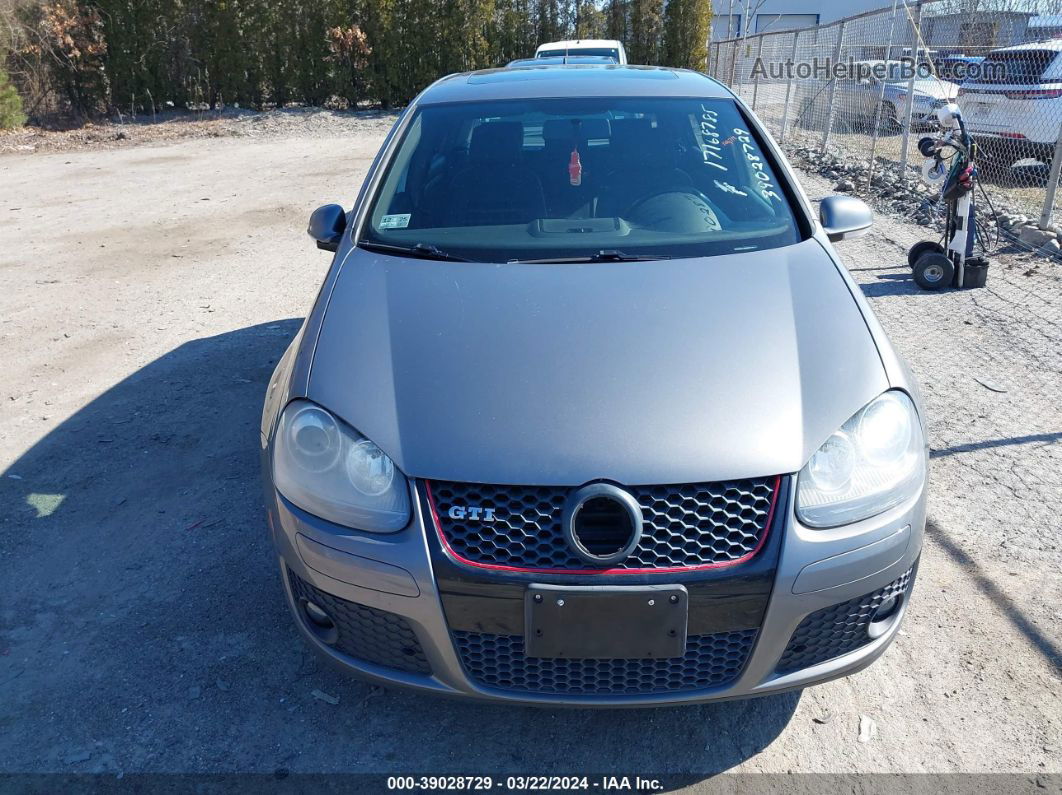 2009 Volkswagen Gti 4-door Gray vin: WVWHD71K89W134328