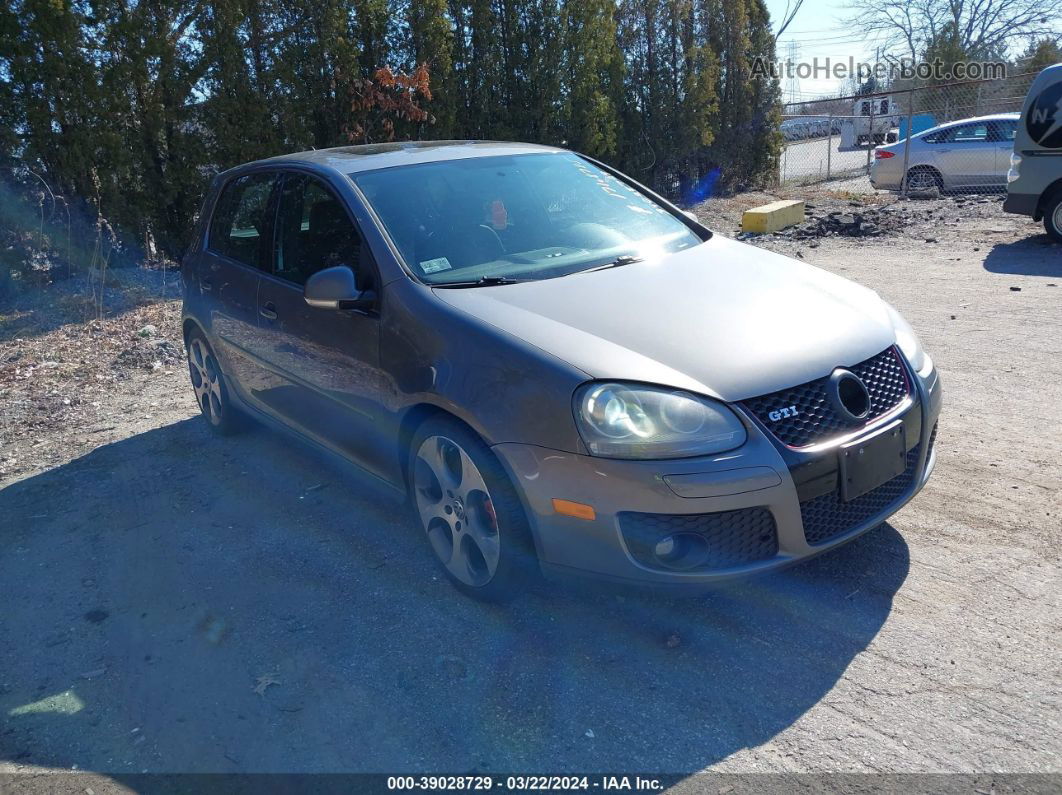 2009 Volkswagen Gti 4-door Gray vin: WVWHD71K89W134328