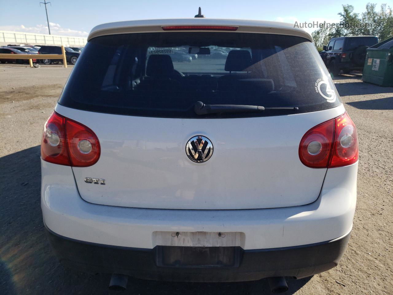 2009 Volkswagen Gti  Белый vin: WVWHD71K99W018734