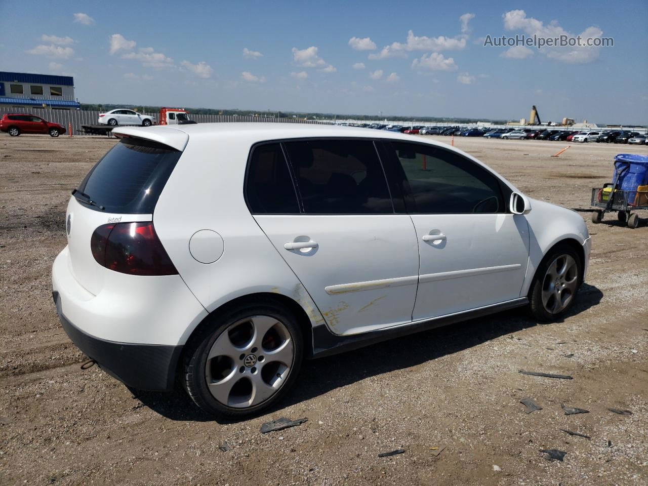 2009 Volkswagen Gti  Белый vin: WVWHD71K99W034254