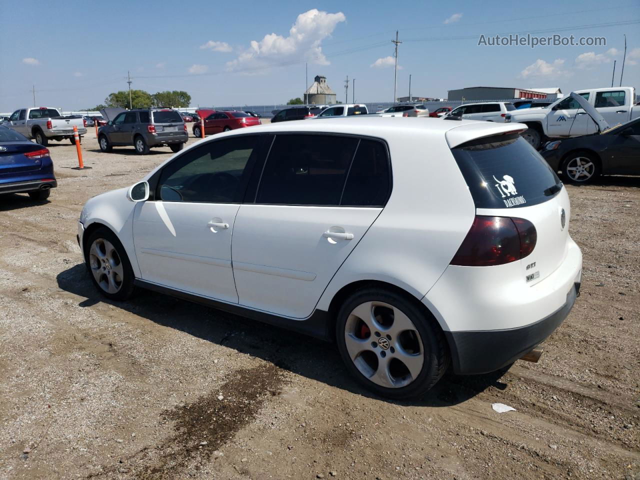 2009 Volkswagen Gti  Белый vin: WVWHD71K99W034254