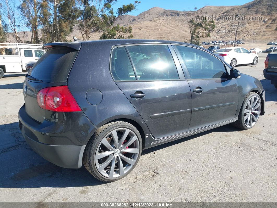 2009 Volkswagen Gti 4-door W/pzev  (a6) (discontinued) Black vin: WVWHD71K99W070915