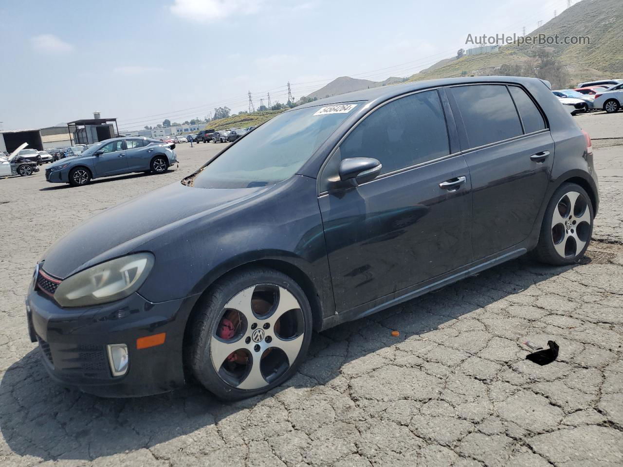 2010 Volkswagen Gti  Black vin: WVWHD7AJ3AW249575