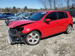 2010 Volkswagen Gti  Red vin: WVWHD7AJ3AW394552