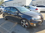 2010 Volkswagen Gti  Black vin: WVWHD7AJ3AW428747