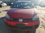 2010 Volkswagen Gti  Красный vin: WVWHD7AJ4AW192870