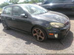 2010 Volkswagen Gti 4-door Black vin: WVWHD7AJ4AW239878