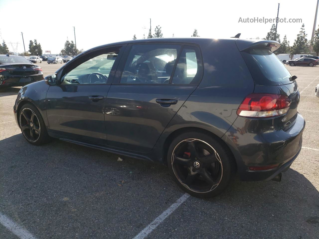 2010 Volkswagen Gti  Gray vin: WVWHD7AJ4AW391675