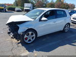 2010 Volkswagen Gti   White vin: WVWHD7AJ4AW396343