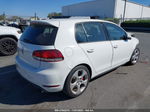 2010 Volkswagen Gti   White vin: WVWHD7AJ4AW396343