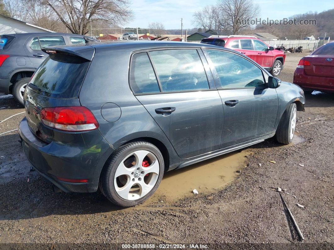 2010 Volkswagen Gti 4-door Gray vin: WVWHD7AJ5AW189931