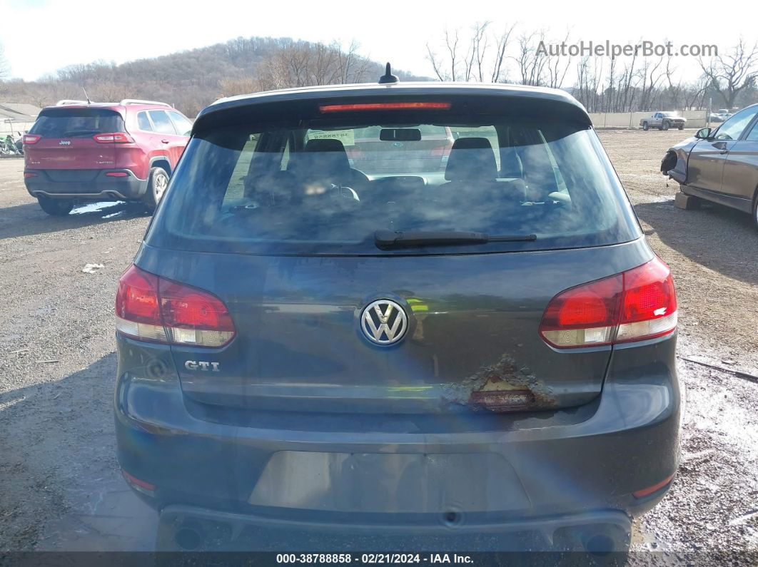 2010 Volkswagen Gti 4-door Gray vin: WVWHD7AJ5AW189931