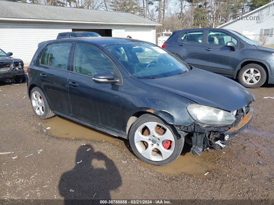 2010 Volkswagen Gti 4-door Gray vin: WVWHD7AJ5AW189931