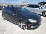 2010 Volkswagen Gti  Black vin: WVWHD7AJ6AW141029