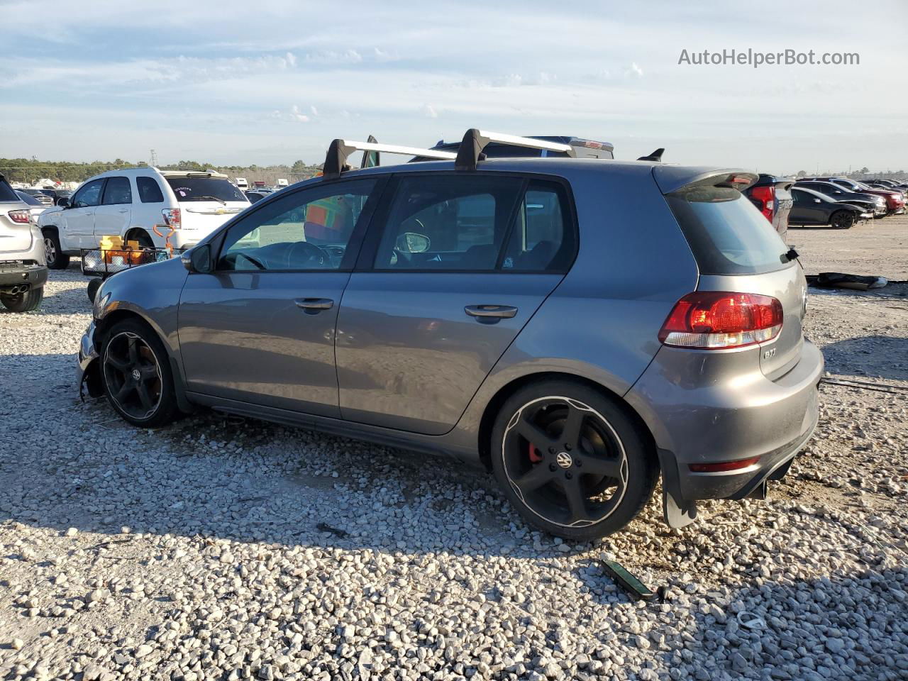 2010 Volkswagen Gti  Gray vin: WVWHD7AJ6AW231314