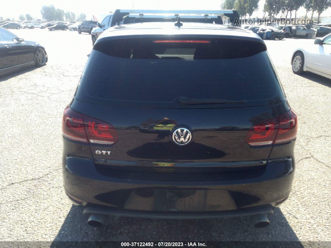 2010 Volkswagen Gti   Black vin: WVWHD7AJ6AW287771