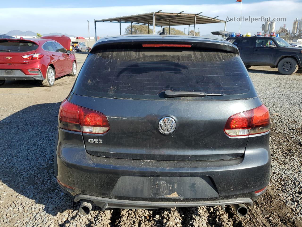 2010 Volkswagen Gti  Gray vin: WVWHD7AJ6AW425826