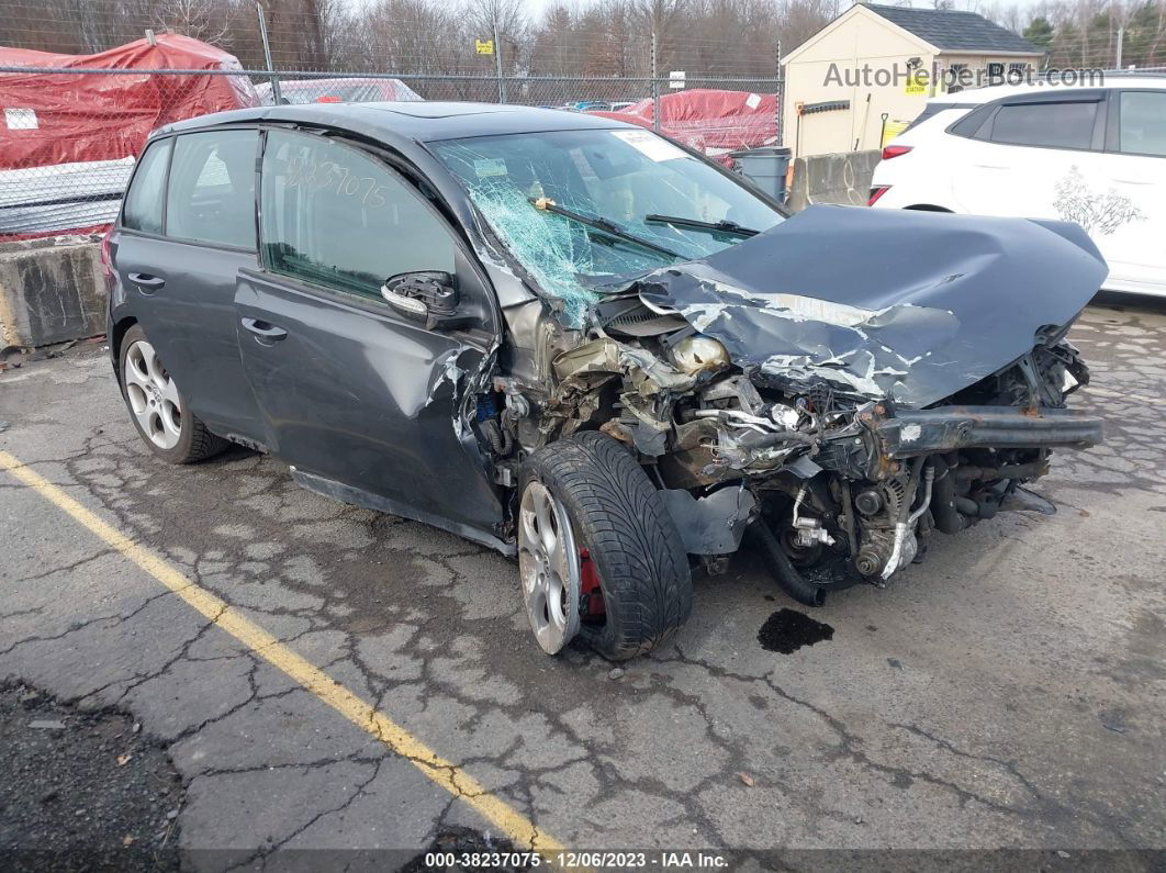 2010 Volkswagen Gti 4-door Gray vin: WVWHD7AJ7AW201447