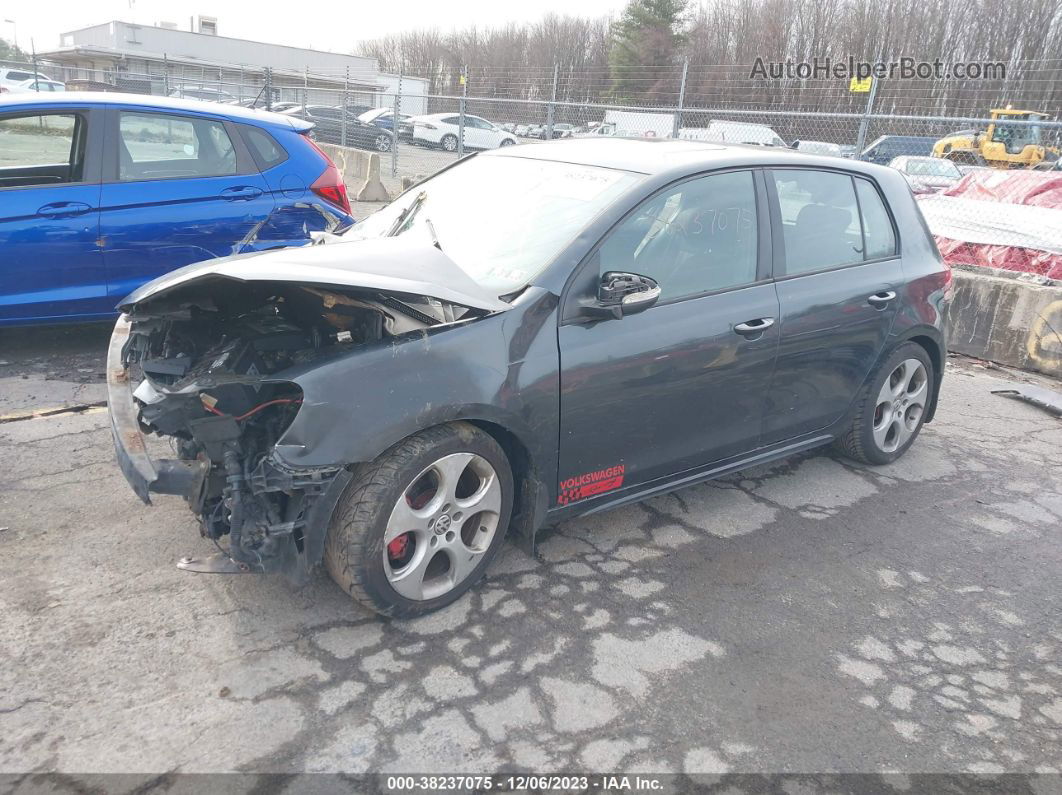 2010 Volkswagen Gti 4-door Gray vin: WVWHD7AJ7AW201447