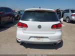 2010 Volkswagen Gti   White vin: WVWHD7AJ7AW283034