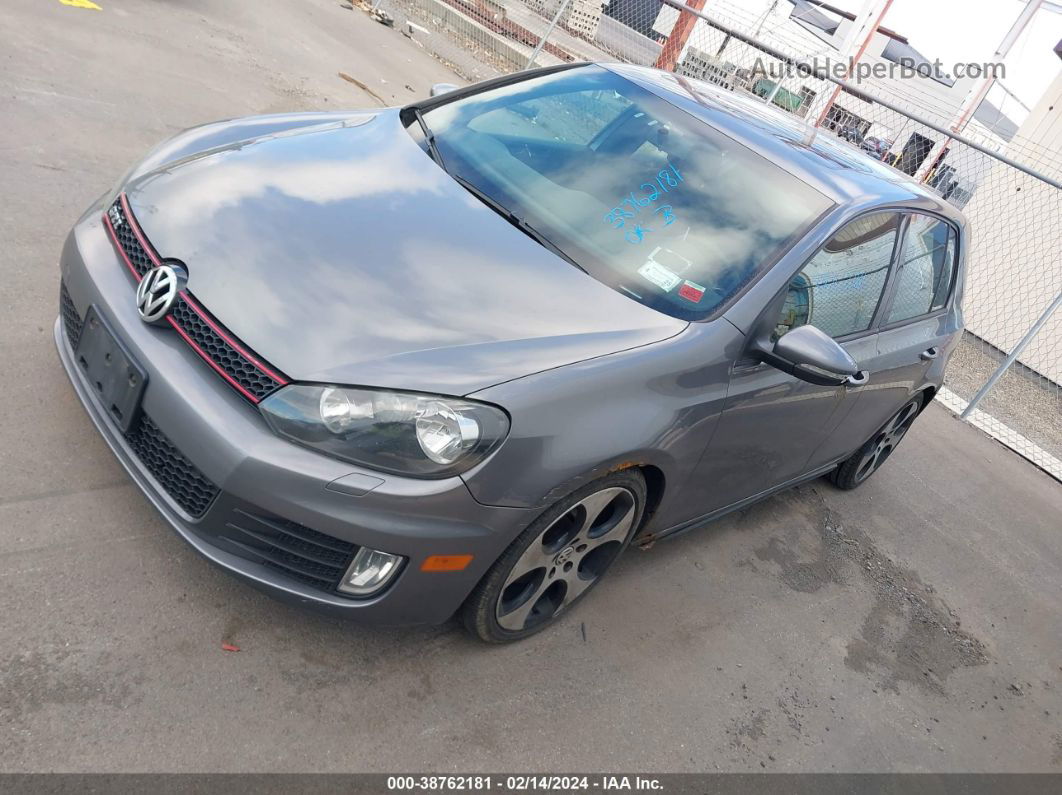 2010 Volkswagen Gti 4-door Серый vin: WVWHD7AJ7AW284863