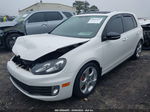 2010 Volkswagen Gti 4-door White vin: WVWHD7AJ9AW175966