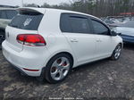 2010 Volkswagen Gti 4-door White vin: WVWHD7AJ9AW175966