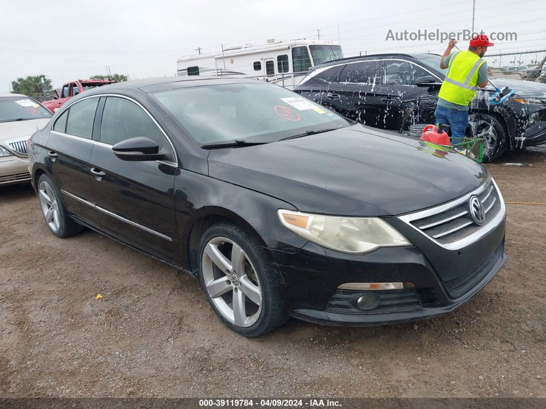 2012 Volkswagen Cc Lux Plus Black vin: WVWHN7AN0CE523338