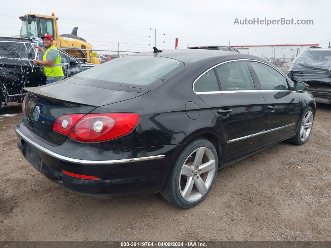 2012 Volkswagen Cc Lux Plus Black vin: WVWHN7AN0CE523338