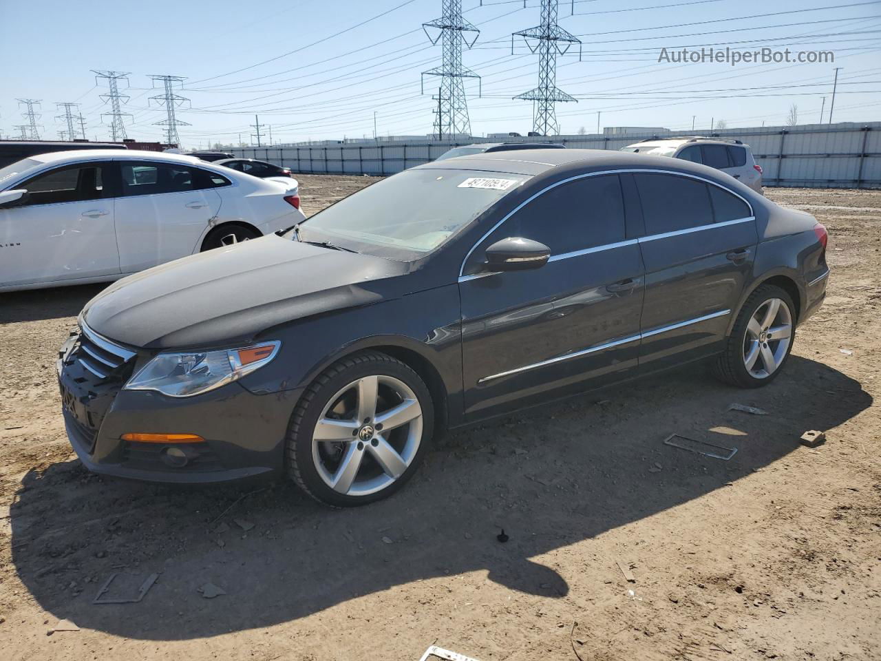 2012 Volkswagen Cc Luxury Black vin: WVWHN7AN0CE544786