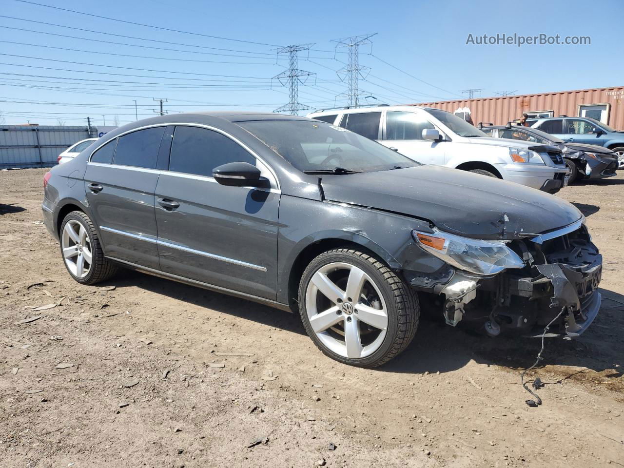 2012 Volkswagen Cc Luxury Black vin: WVWHN7AN0CE544786