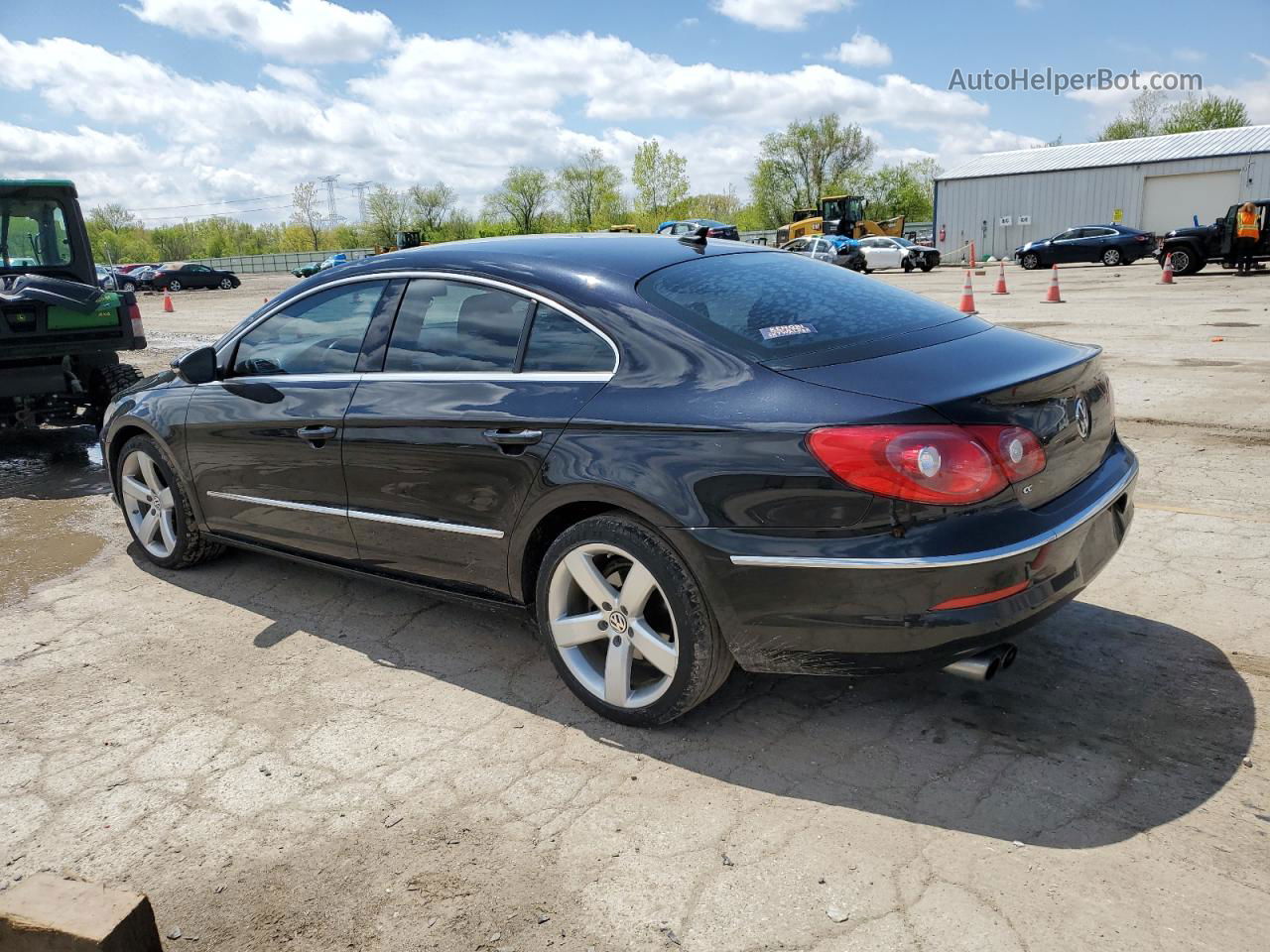 2012 Volkswagen Cc Luxury Black vin: WVWHN7AN1CE546790