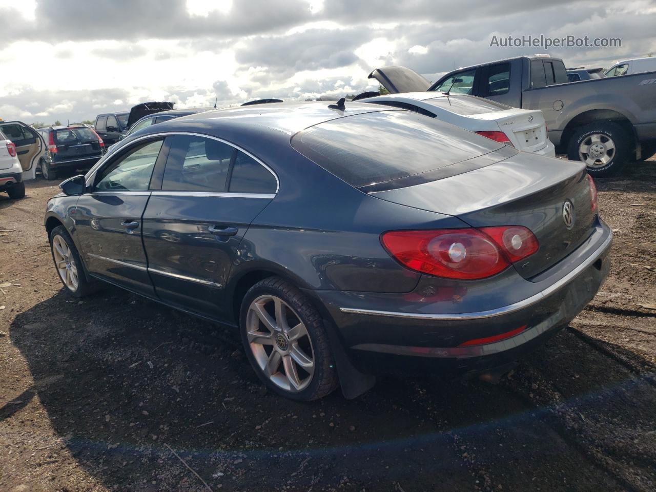 2012 Volkswagen Cc Luxury Gray vin: WVWHN7AN2CE508081