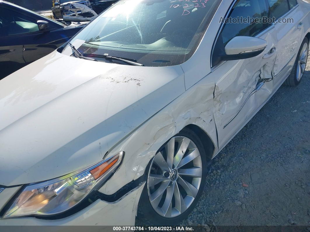 2012 Volkswagen Cc Lux Limited White vin: WVWHN7AN2CE513846