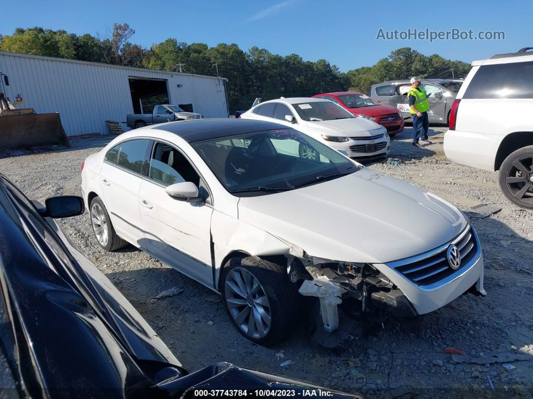 2012 Volkswagen Cc Lux Limited White vin: WVWHN7AN2CE513846