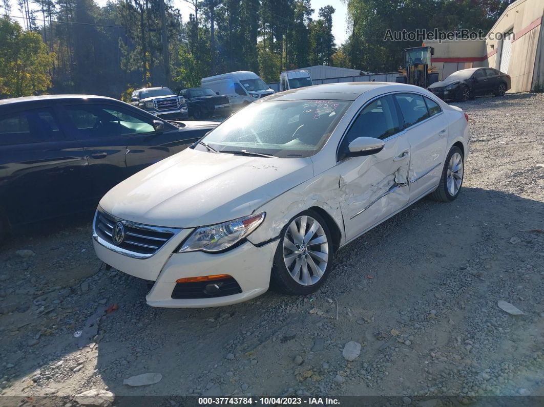 2012 Volkswagen Cc Lux Limited White vin: WVWHN7AN2CE513846