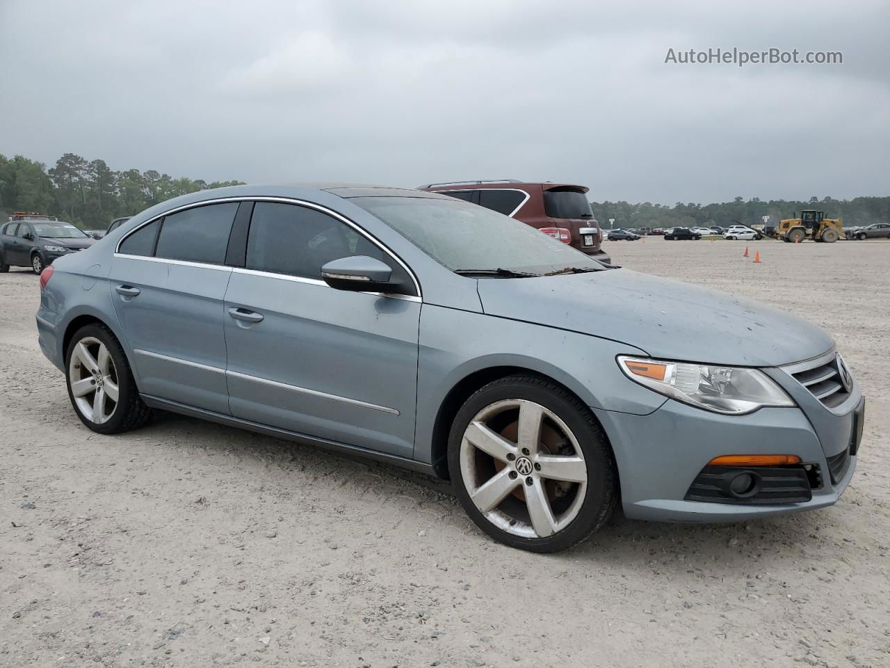 2012 Volkswagen Cc Luxury Blue vin: WVWHN7AN2CE539962